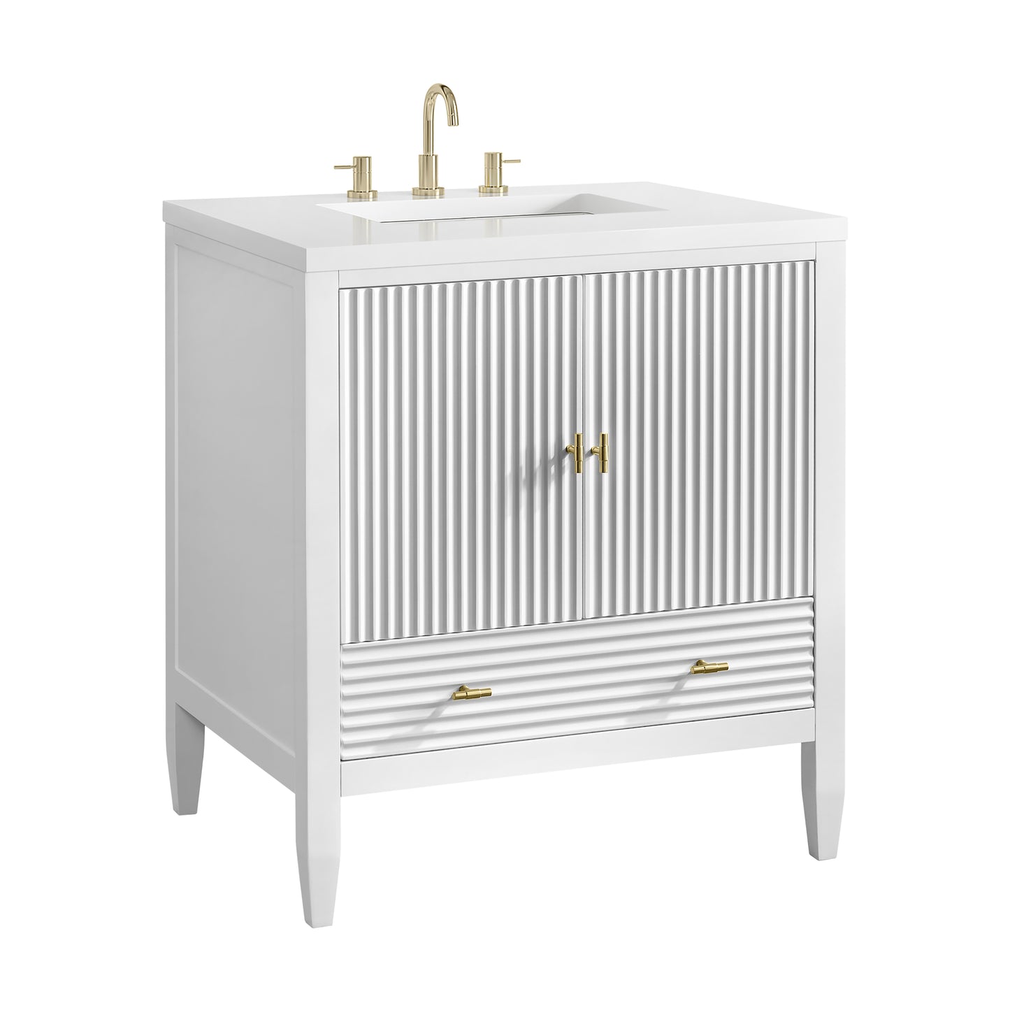 James Martin Myrrin 30" Single Vanity with 3 CM Countertop