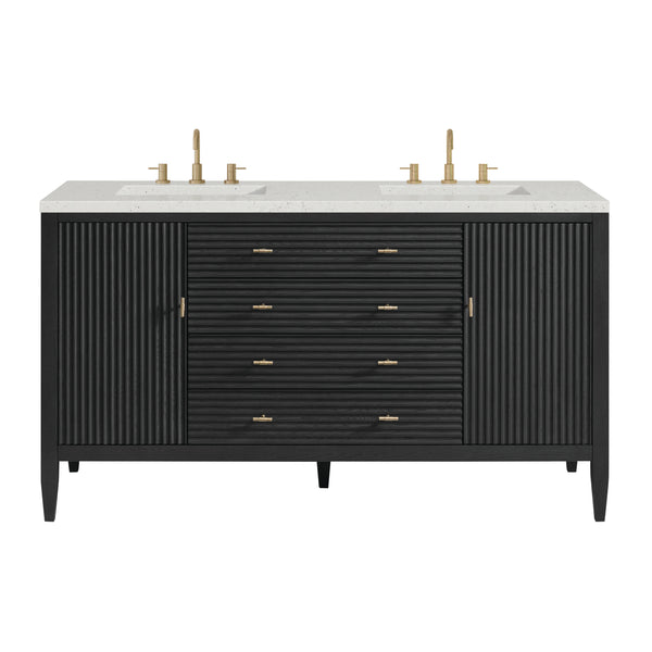 James Martin Myrrin 60" Double Vanity with 3 CM Countertop