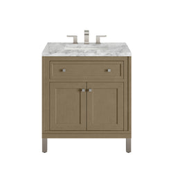 James Martin Chicago 30" Single Vanity with 3 CM Countertop