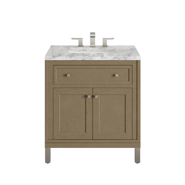 James Martin Chicago 30" Single Vanity with 3 CM Countertop