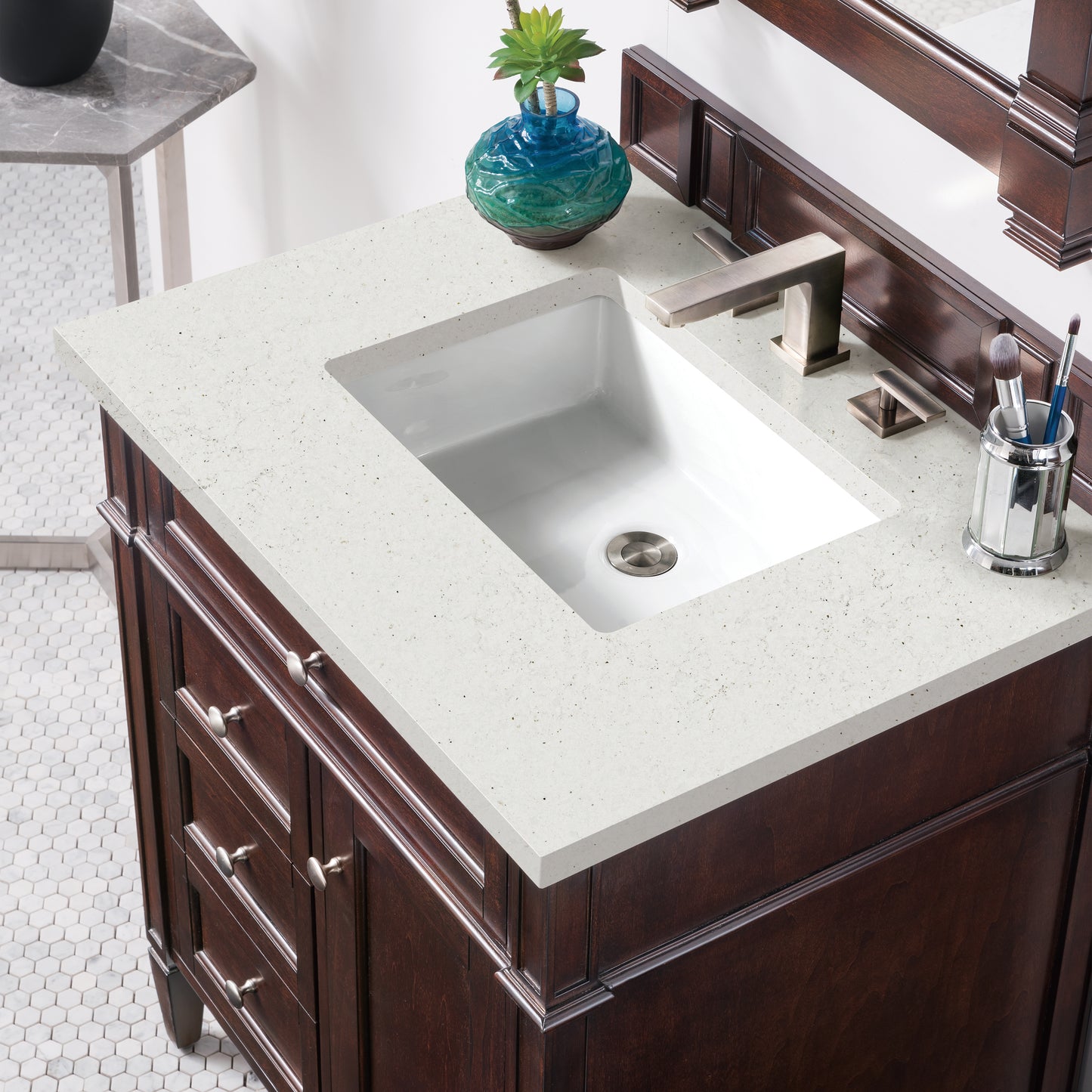 James Martin Brittany 30" Single Vanity with 3 CM Countertop