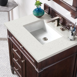 James Martin Brittany 30" Single Vanity with 3 CM Countertop