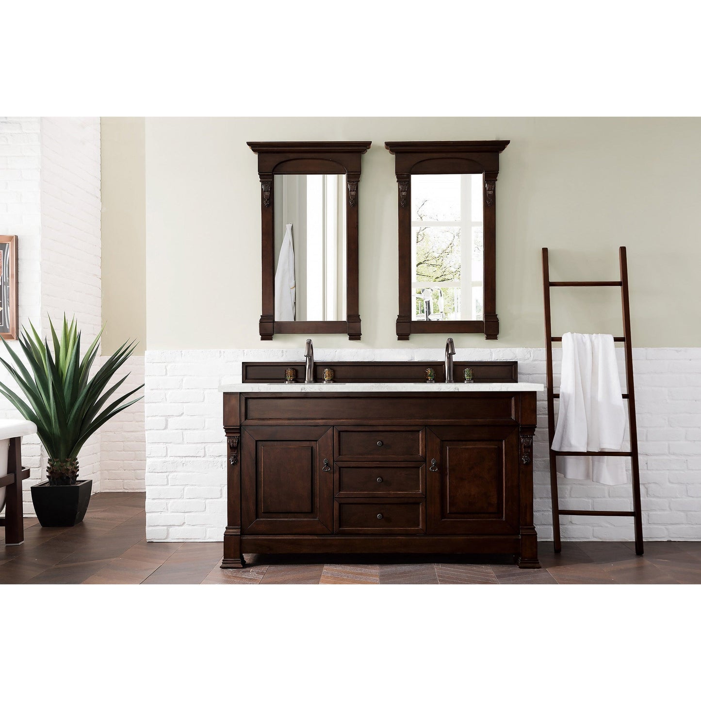 James Martin Brookfield 60" Double Vanity Vanities James Martin 