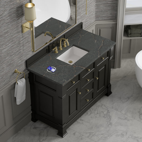 James Martin Brookfield 48" Single Vanity with 3 CM Countertop & FreePower Wireless Charger