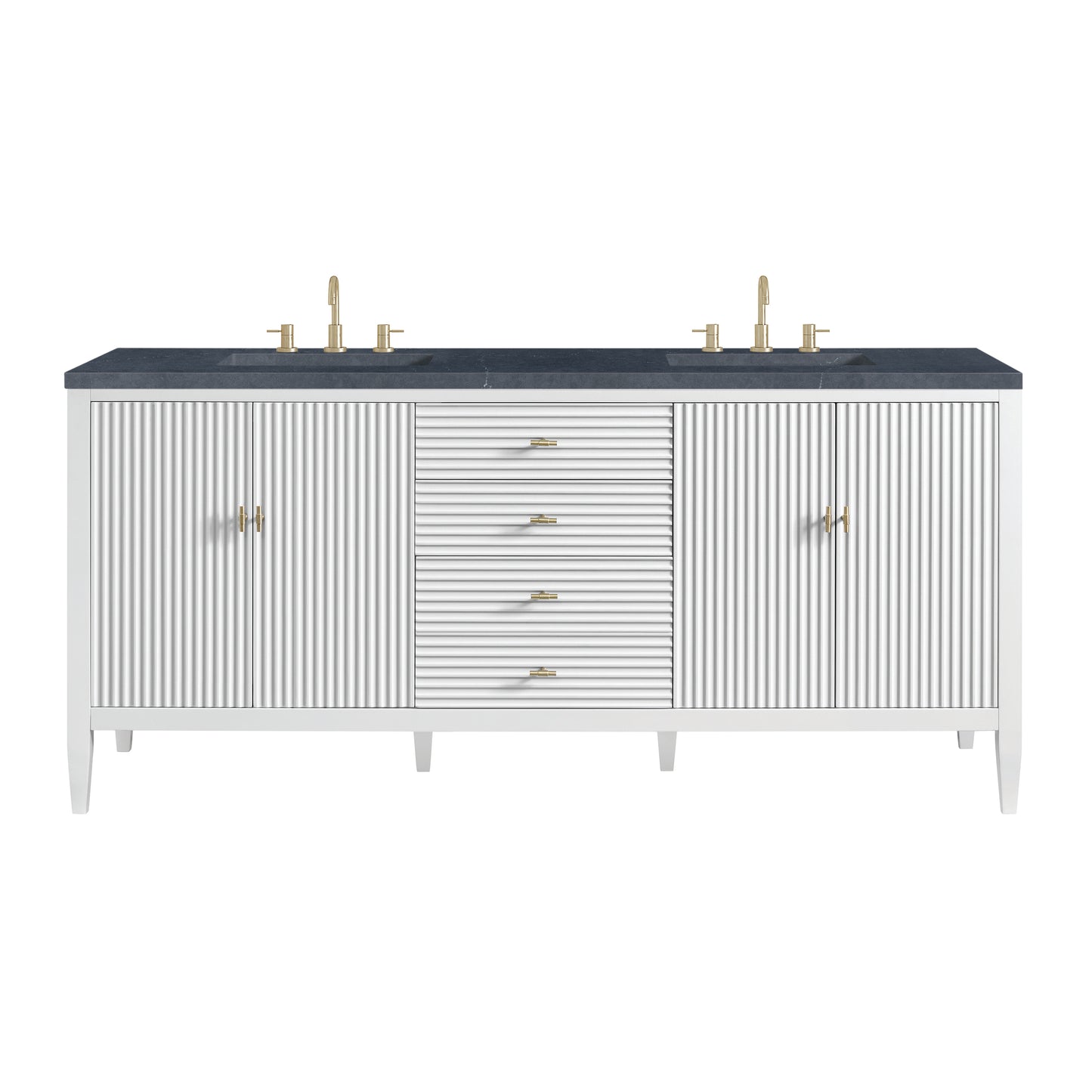 James Martin Myrrin 72" Double Vanity with 3 CM Countertop