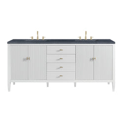 James Martin Myrrin 72" Double Vanity with 3 CM Countertop