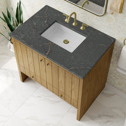 James Martin Hudson 36" Single Vanity with 3 CM Countertop