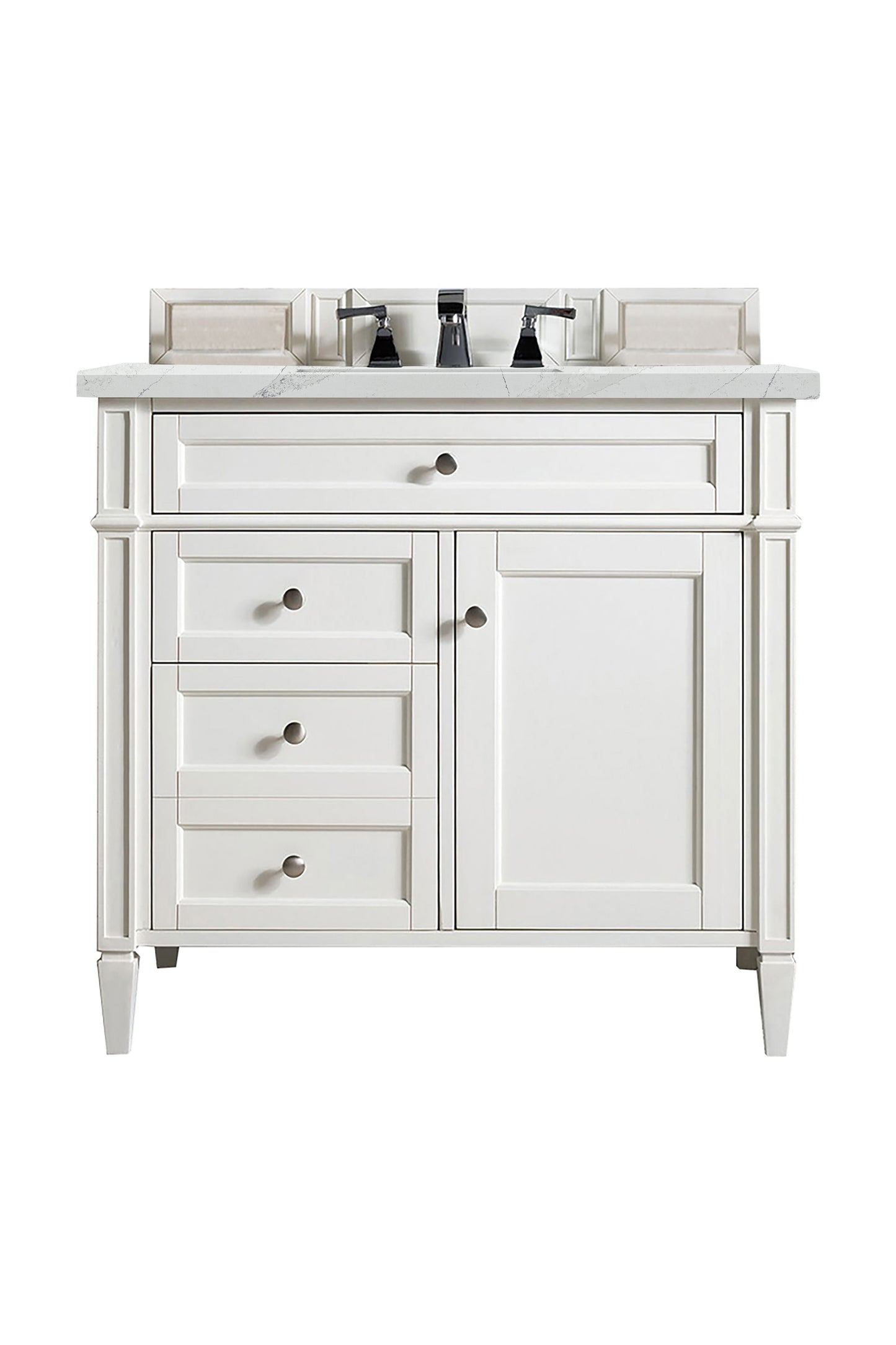 James Martin Brittany 36" Single Vanity with 3 Countertop