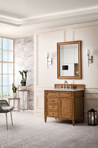 James Martin Brittany 36" Single Vanity with 3 Countertop