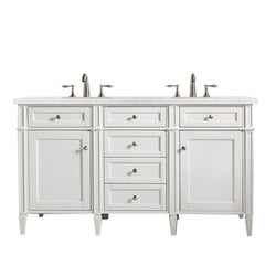 James Martin Brittany 60" Double Vanity with 3 CM Countertop