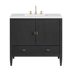 James Martin Myrrin 36" Single Vanity with 3 CM Countertop