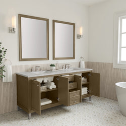 James Martin Chicago 72" Double Vanity with 3 CM Countertop