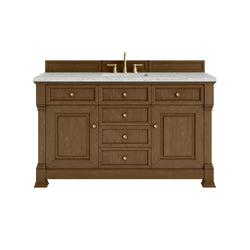 James Martin Brookfield 60" Single Vanity with 3CM Countertop & FreePower Wireless Charger