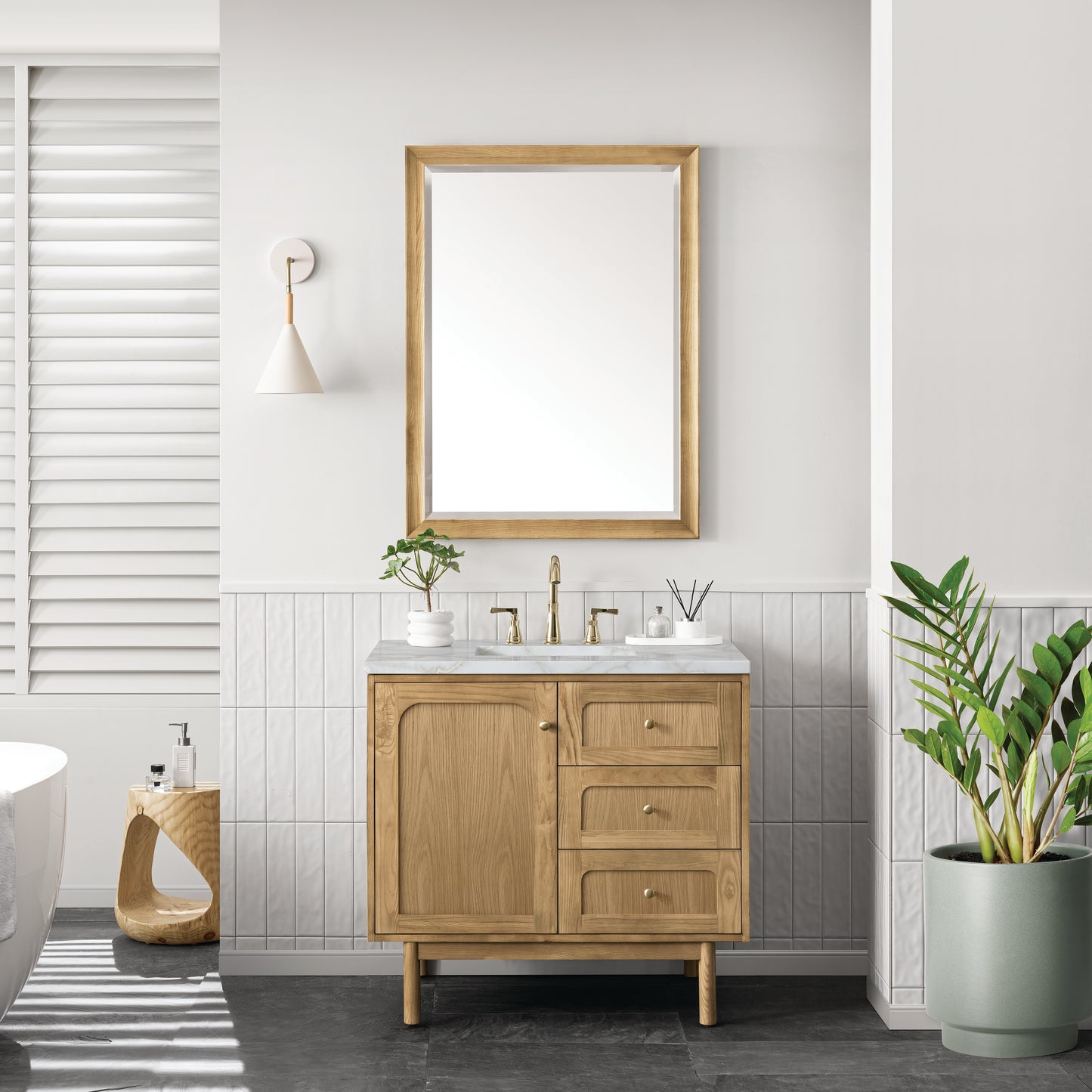 James Martin Laurent 36" Single Vanity with 3 CM Countertop
