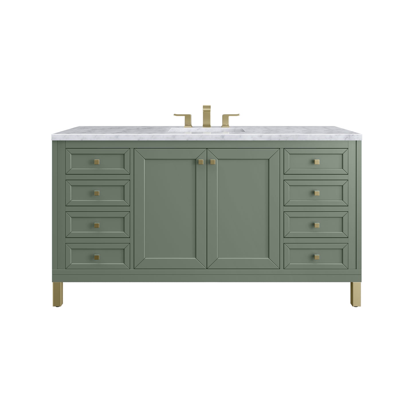James Martin Chicago 60" Single Vanity with 3 CM Countertop