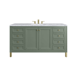 James Martin Chicago 60" Single Vanity with 3 CM Countertop