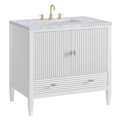 James Martin Myrrin 36" Single Vanity with 3 CM Countertop