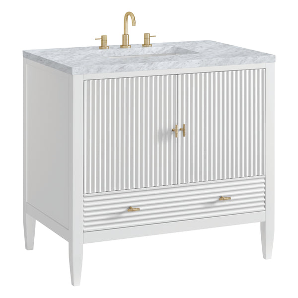 James Martin Myrrin 36" Single Vanity with 3 CM Countertop
