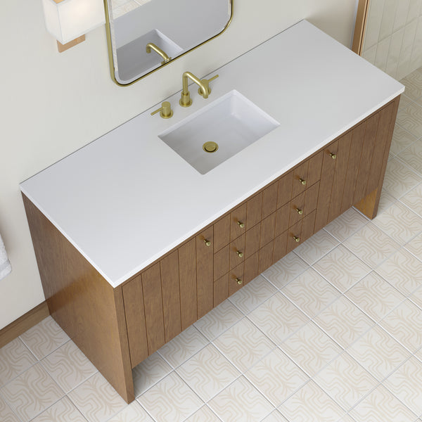 James Martin Hudson 60" Single Vanity with 3 CM Countertop