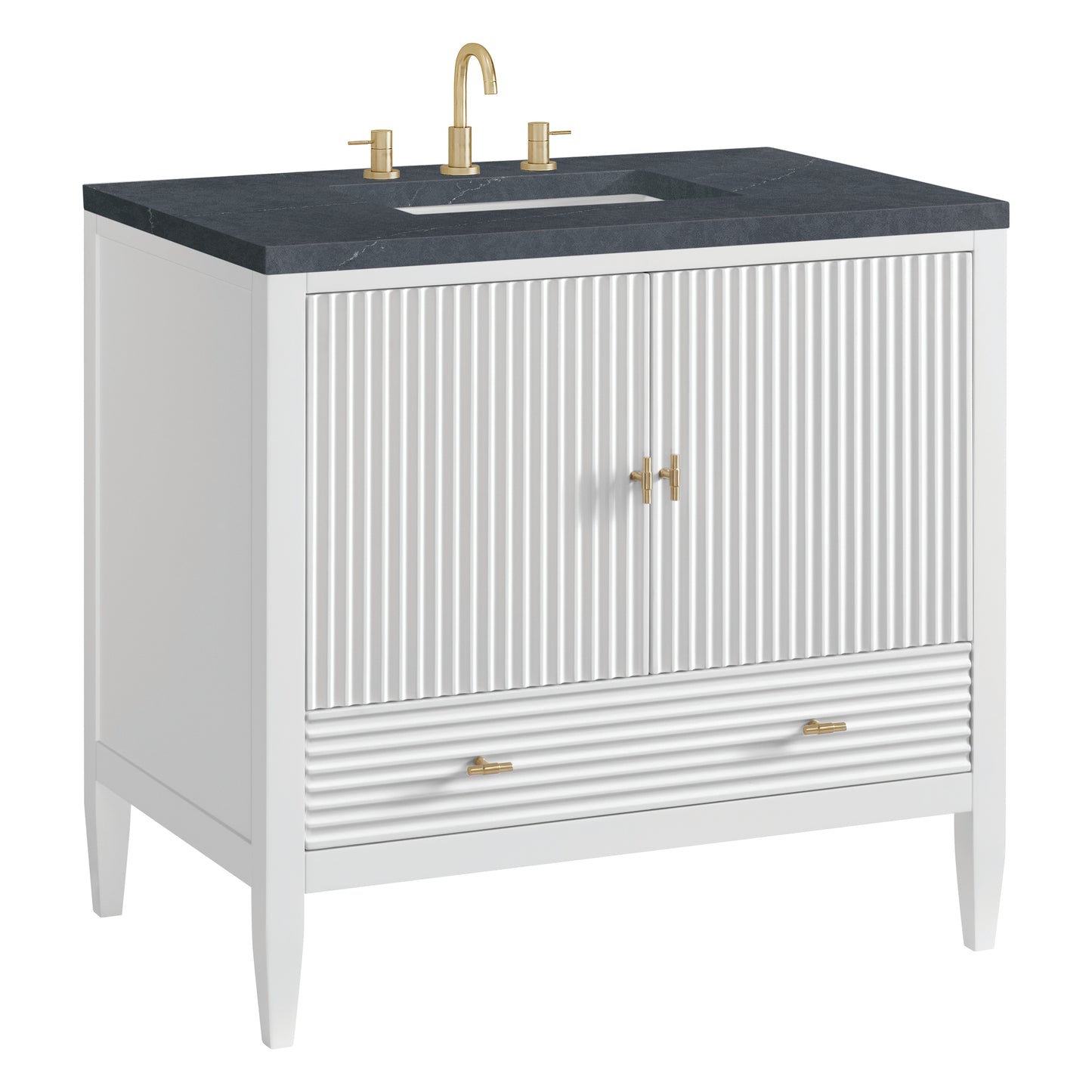 James Martin Myrrin 36" Single Vanity with 3 CM Countertop