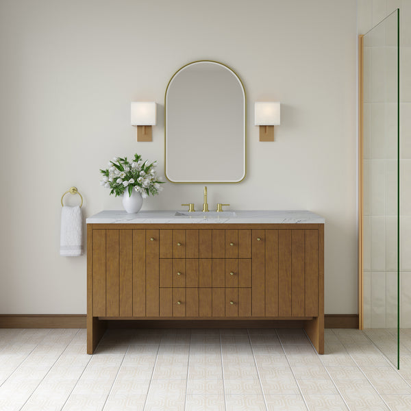 James Martin Hudson 60" Single Vanity with 3 CM Countertop