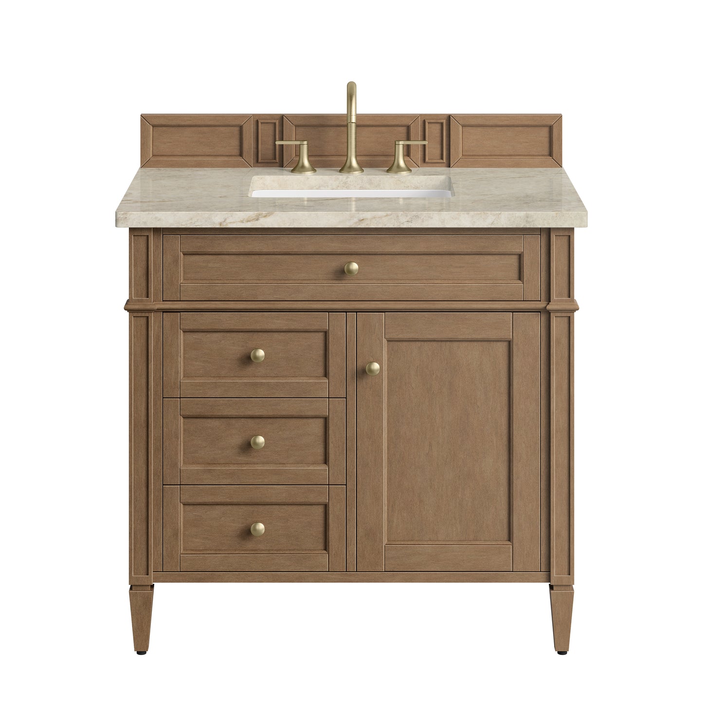 James Martin Brittany 36" Single Vanity with 3 Countertop