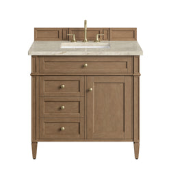 James Martin Brittany 36" Single Vanity with 3 Countertop