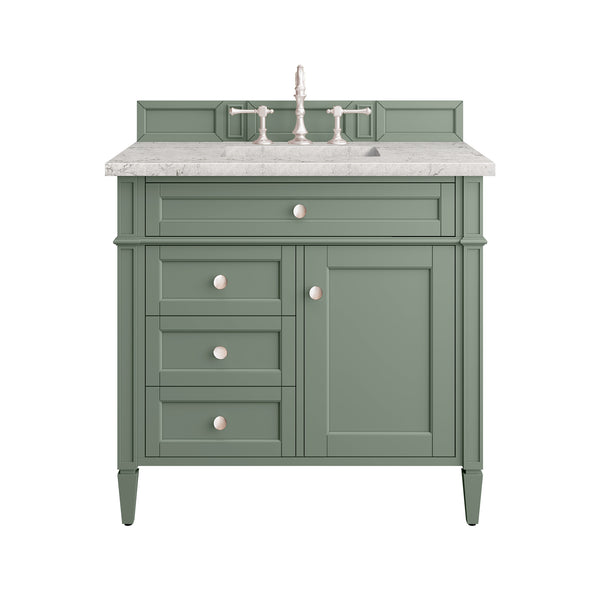 James Martin Brittany 36" Single Vanity with 3 Countertop