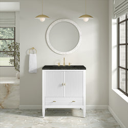 James Martin Myrrin 30" Single Vanity with 3 CM Countertop
