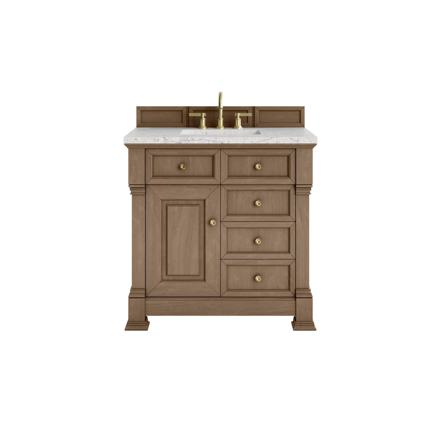 James Martin Brookfield 36" Single Vanity with 3 CM Countertop - Luxe Bathroom Vanities