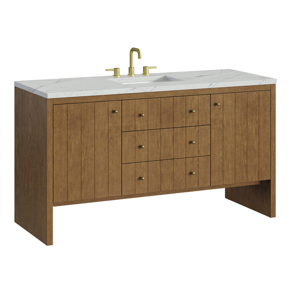 James Martin Hudson 60" Single Vanity with 3 CM Countertop