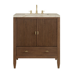 James Martin Myrrin 30" Single Vanity with 3 CM Countertop