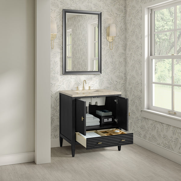 James Martin Myrrin 30" Single Vanity with 3 CM Countertop