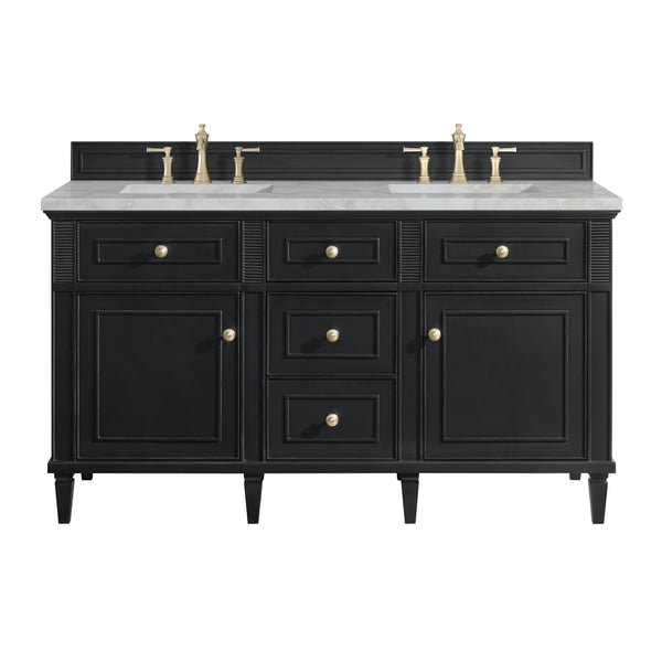 James Martin Lorelai 60" Double Vanity with 3 CM Countertop & FreePower Wireless Charger