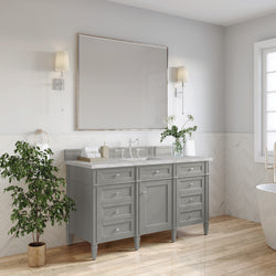 James Martin Brittany 60" Single Vanity with 3 CM Countertop