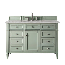 James Martin Brittany 48" Single Vanity with 3 CM Countertop & FreePower Wireless Charger