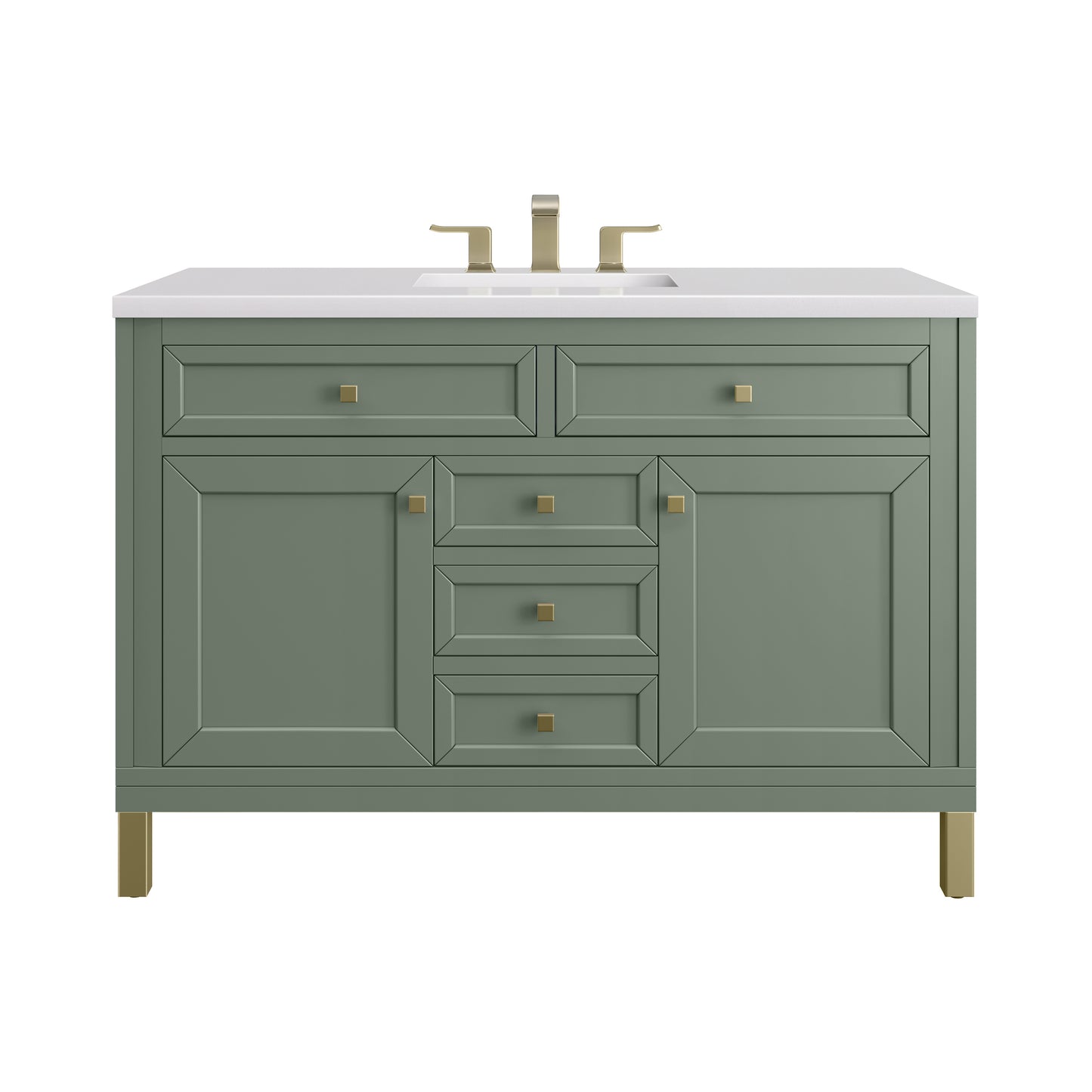 James Martin Chicago 48" Single Vanity with 3 CM Countertop