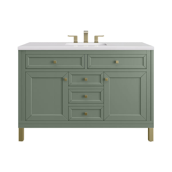 James Martin Chicago 48" Single Vanity with 3 CM Countertop