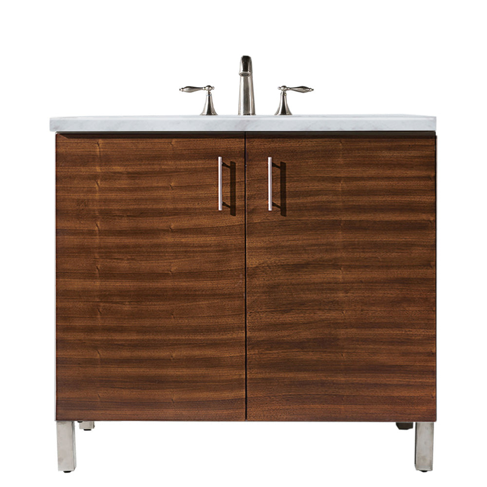 James Martin Metropolitan 36" Single Vanity with 3 CM Top - Luxe Bathroom Vanities