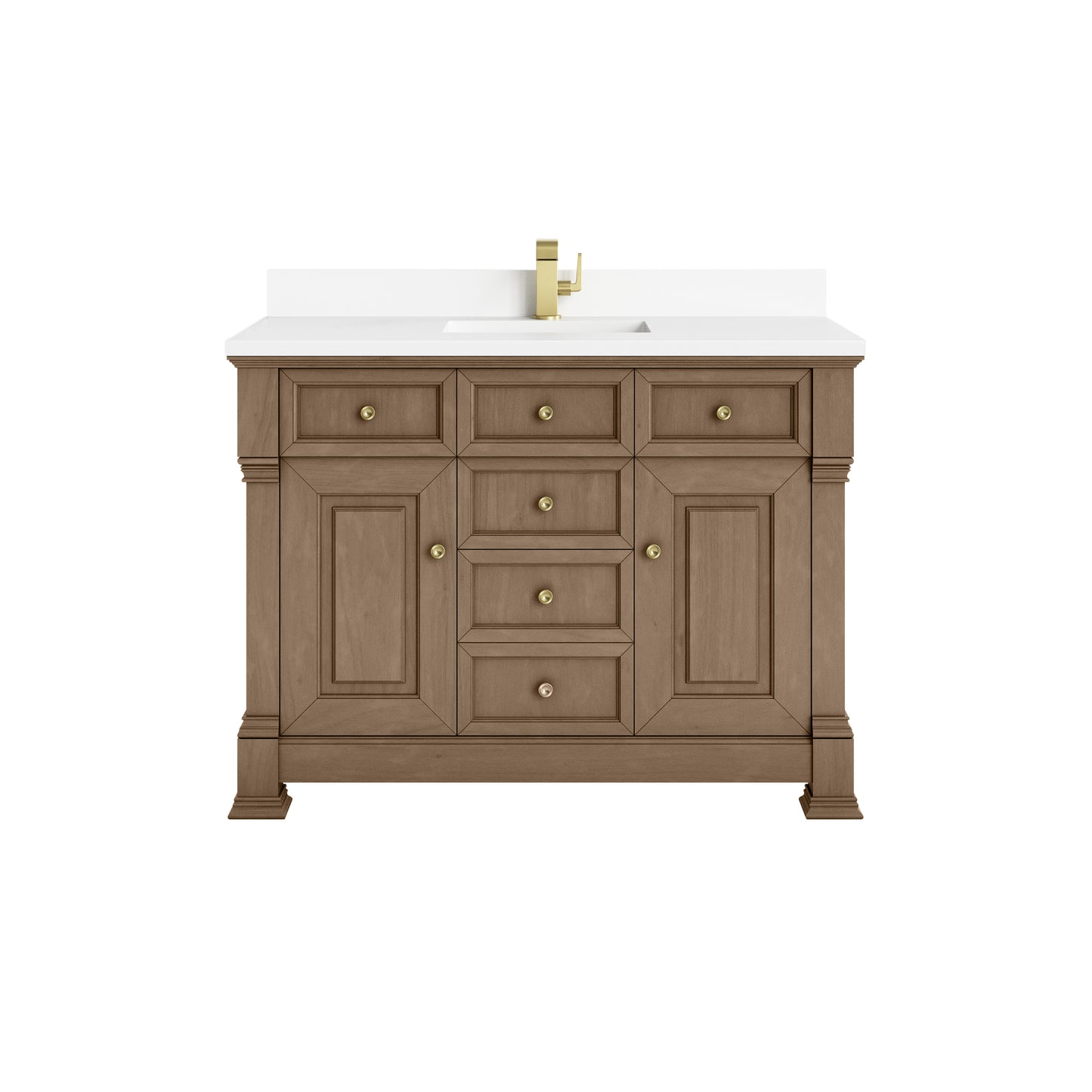 James Martin Brookfield 48" Single Vanity with 3 CM Countertop - Luxe Bathroom Vanities