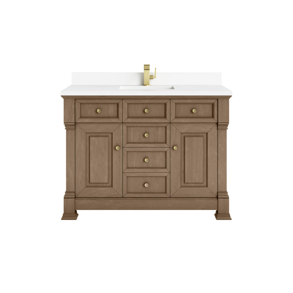 James Martin Brookfield 48" Single Vanity with 3 CM Countertop - Luxe Bathroom Vanities