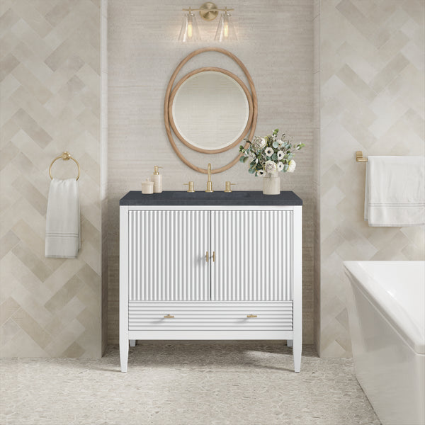 James Martin Myrrin 36" Single Vanity with 3 CM Countertop