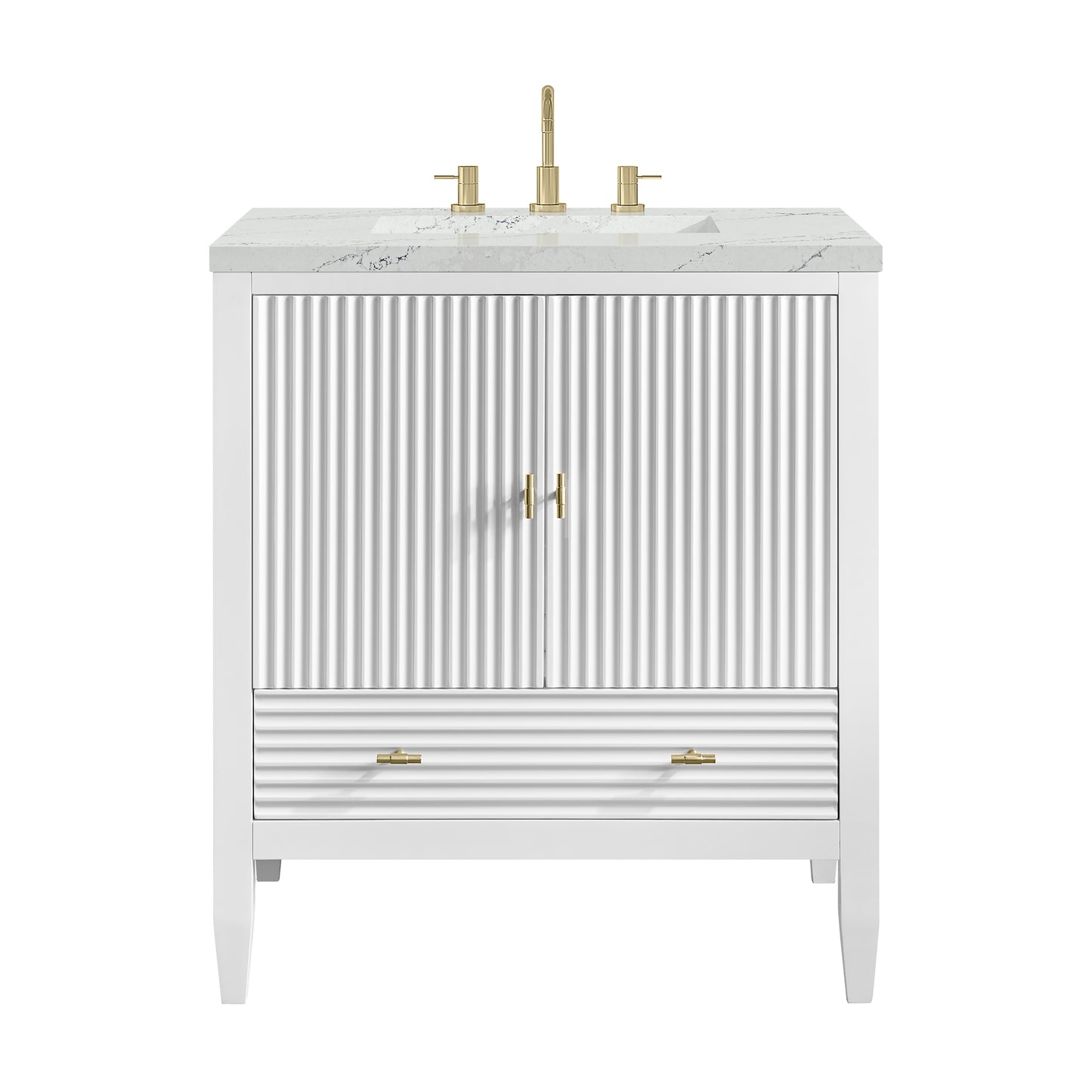 James Martin Myrrin 30" Single Vanity with 3 CM Countertop