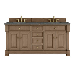 James Martin Brookfield 72" Double Vanity with 3 CM Countertop & FreePower Wireless Charger