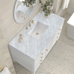 James Martin 48" Myrrin Vanity, W/ 3CM Top