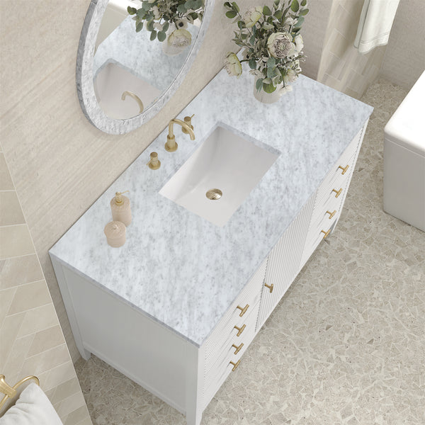 James Martin Myrrin 48" Single Vanity with 3 CM Countertop
