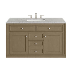 James Martin Chicago 48" Single Vanity with 3 CM Countertop & FreePower Wireless Charger