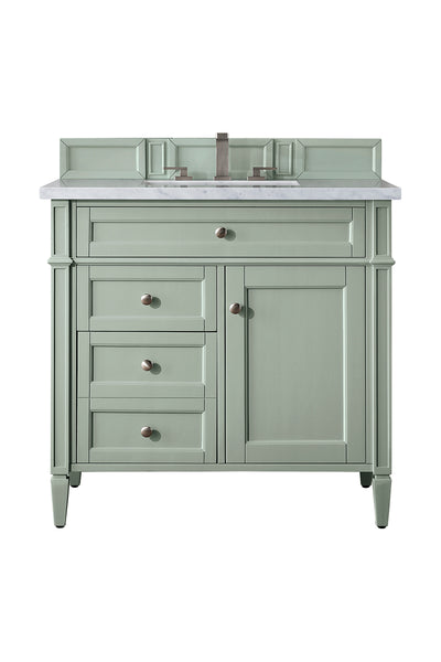 James Martin Brittany 36" Single Vanity with 3 Countertop