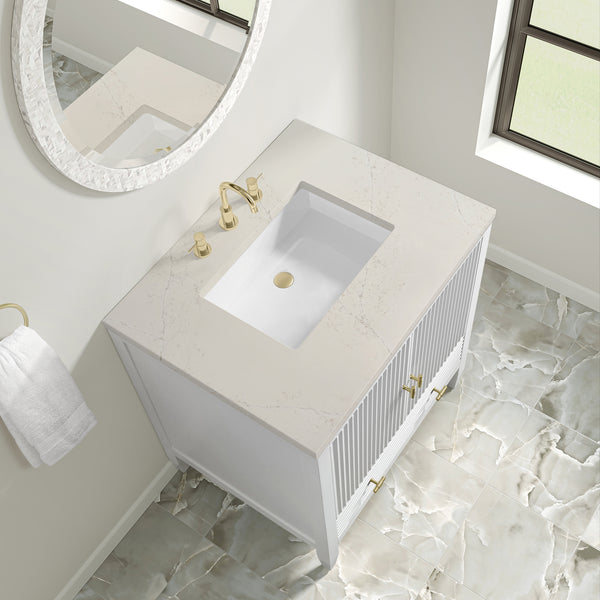 James Martin Myrrin 30" Single Vanity with 3 CM Countertop
