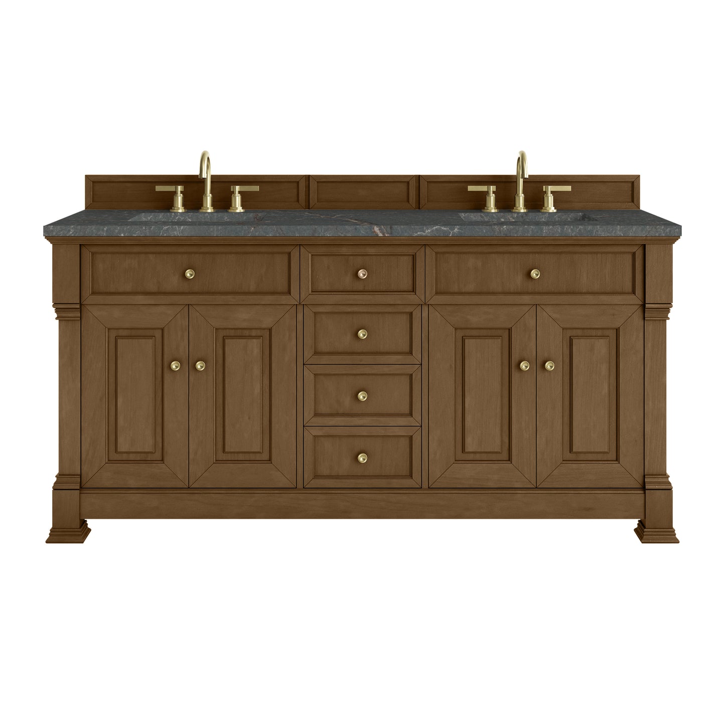 James Martin Brookfield 72" Double Vanity with 3 CM Countertop & FreePower Wireless Charger
